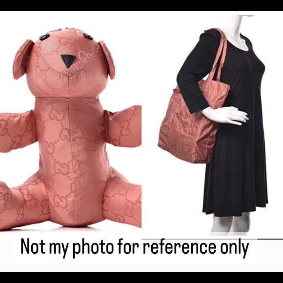 Sold‼️‼️GUCCI
Nylon Monogram Teddy Bear Folding Tote Pink💓 - Picture 3 of 17